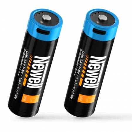 Newell 21700 USB-C - 2x akumulator/bateria 21700, USB-C, 5000mAh